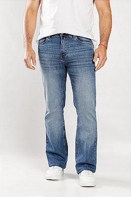 Calca Bootcut Lavagem Escura