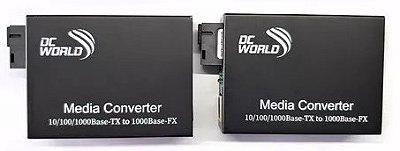 Conversor De Mídia Par A/B Gigabit Monomodo Dc-Mc-Ge-Ss-(3/5 E 5/3)-S20