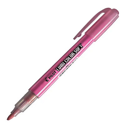 Marcador Fluorescente (Pastel) Rosa Lumi Color Soft - Pilot