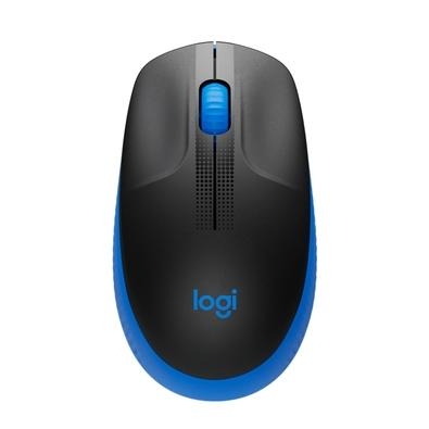 Mouse Sem Fio M190 Usb 1000 Dpi Preto/Azul - Logitech