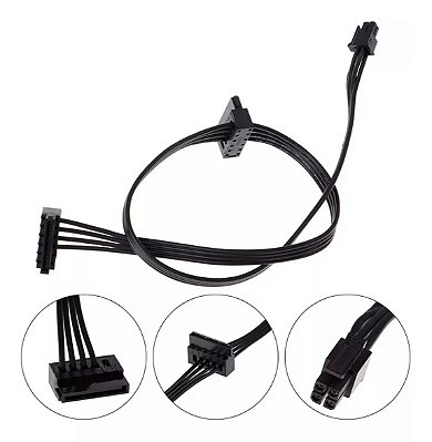 Cabo Energia Servidor Lenovo Power Sata Mini Plug 4-Pin P/ Interface 2 Sata Ssd Hdd
