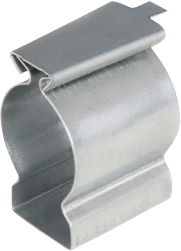 Abraçadeira Zincada Tipo D Com Cunha 1/2" (Polegada) - Wetzel