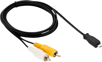 Cabo Mini Usb 8 Pinos + 2 RCA AV 1,5Mt