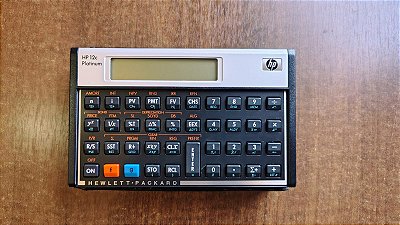 Calculadora Financeira Profissional 12c Platinum 130 Funções original - HP
