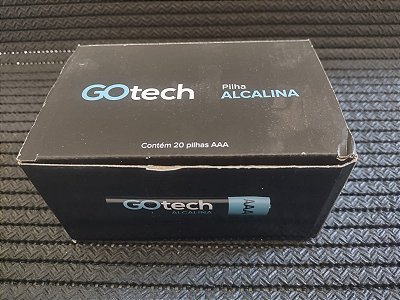 PILHA ALCALINA PALITO AAA 02UN CAIXA C/10 PCT - GOTECH