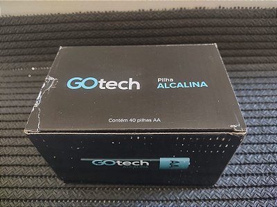 PILHA ALCALINA PEQUENA AA 04UN CAIXA C/10 PCT - GOTECH