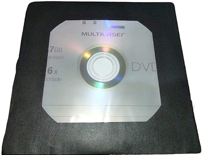 DISCO GRAVÁVEL DVD-R 16X 4.7GB 120 MINUTOS ENVELOPE – MULTILASER