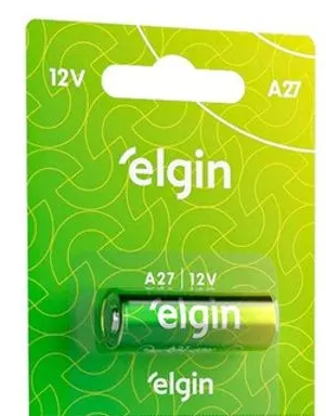 BATERIA ALCALINA PEQUENA A27 12V - ELGIN