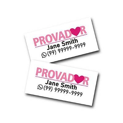 Adesivo Provador Personalizado