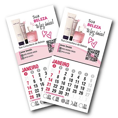 Ímã de Geladeira com Calendário 2027
