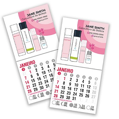 Ímã de Geladeira com Calendário 2026 1