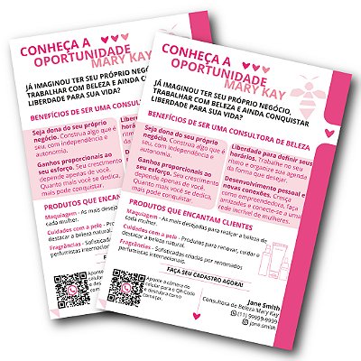 Folheto Oportunidade MK (Personalizado)