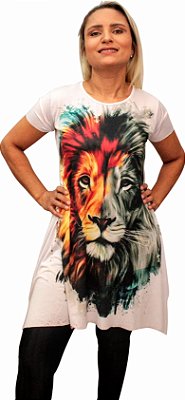 Bata dança - Leão aquarela