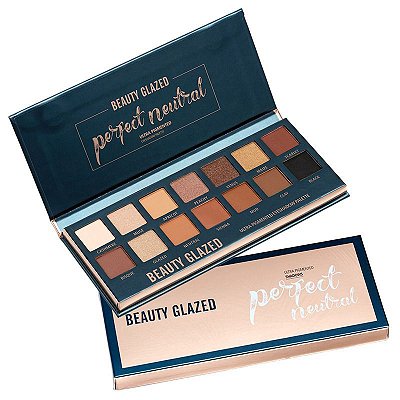 Paleta de Sombra - Perfect Neutral - Beauty Glazed com 14 cores