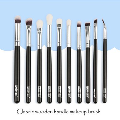 Kit de Pincéis para olhos com 10 Pçs - Maange
