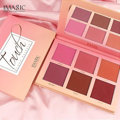 Paleta de Blush - Imagic com 6 cores