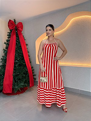 Vestido Paola listra larga - 406