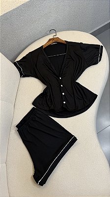 Baby dool Americano em  suede liso