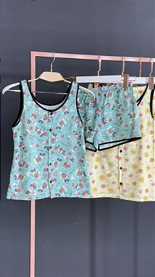 Baby doll algodão estampado 02072025