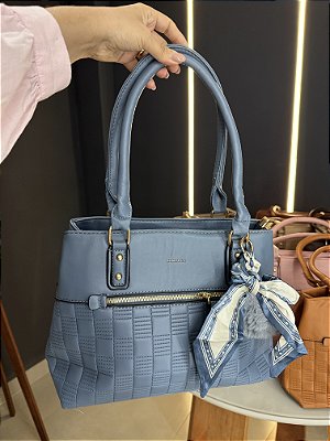 Bolsa estruturada c/ chaveiro/lenço - 014