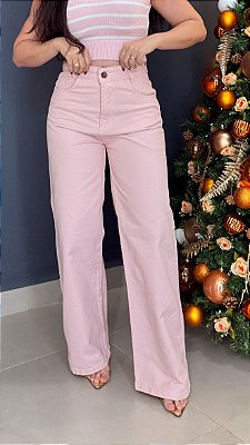 Calça wide leg collor - 030