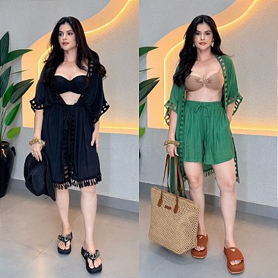 Conjunto Kimono saída de praia - 5015