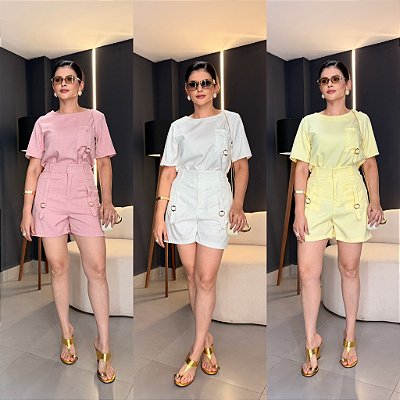 Conjunto Blusa + short - 34452