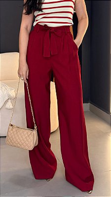 calça pantalona c/ faixa - 53539 -