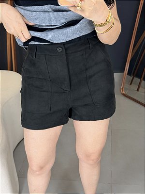 Shorts em suede/camurça - 29411