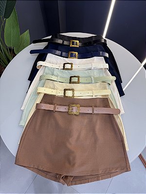 Shorts/saia c/ cinto - 7444