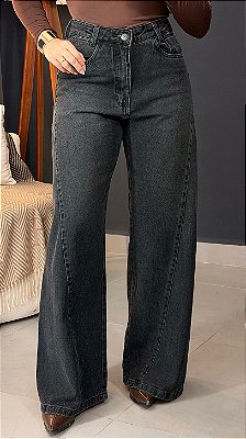 Calça jeans black super Wide leg - 085