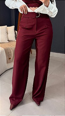 Calça alfaiataria c/ fivela - 201