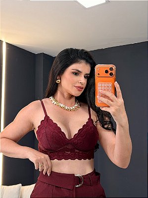 Top de renda c/ bojo - 1015