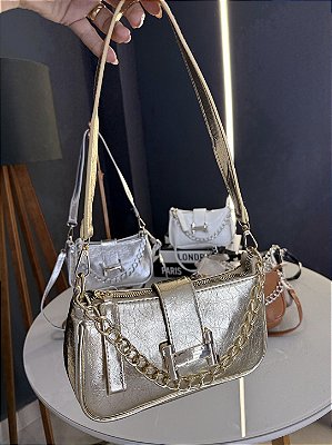 Bolsa Insp. Hermês c/ 3 alças - 1421