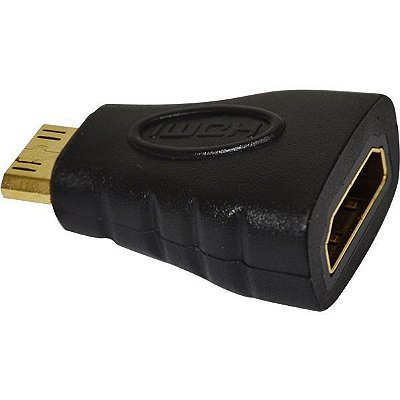 Adaptador HDMI Femea / HDMI Mini 19P Macho - Importado