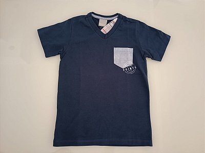 Camiseta com Bolso Infantil Menino