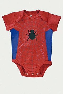 Body de Bebê Homem Aranha