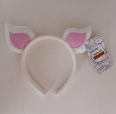 Tiara Branca Orelha Mingau Turma da Mônica