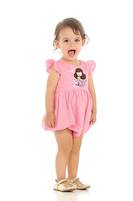 Macaquinho Romper infantil Menina - Personalizado