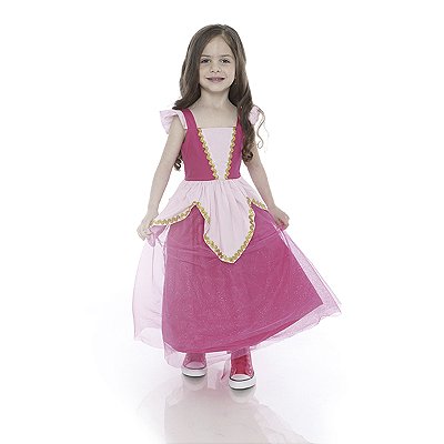 Vestido Fantasia Infantil - Princesa Aurora