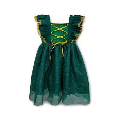 Vestido Fantasia Infantil - Princesa Fiona - Shrek