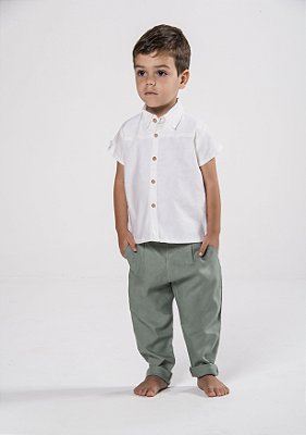 Camisa infantil - Off white