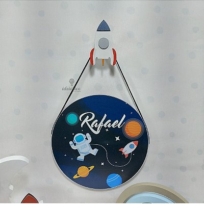 Porta Maternidade Astronautra - 3D