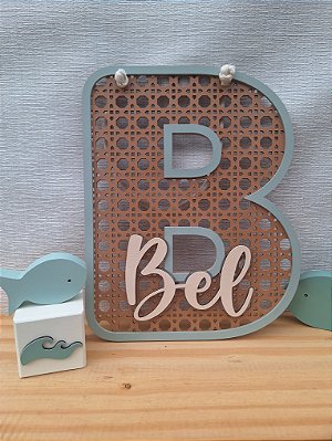 Rattan Letra Nome Personalizado - 35cm