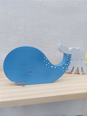 Adorno Fundo do Mar Baleia