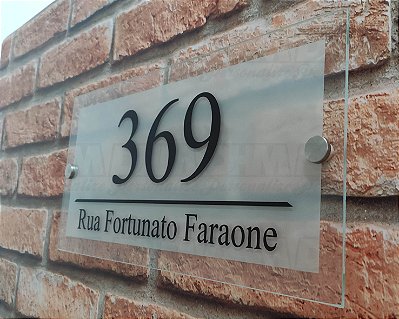 Numero de Casa Placa Residencial Numero residencial personalizado