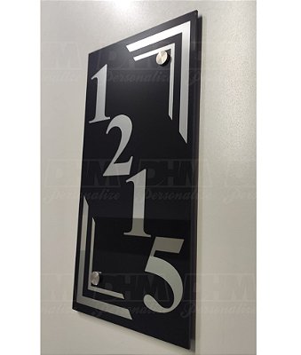 Número Residencial Personalizado em espelho