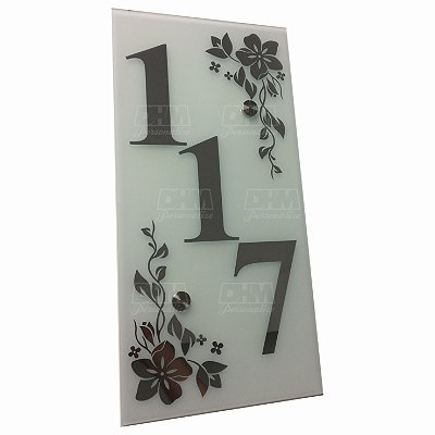 Número Residencial Personalizado em espelho