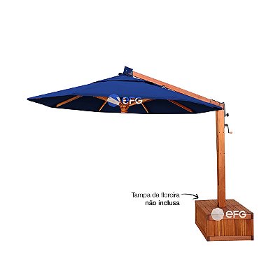 Ombrelone Lateral 2,5m Redondo Premium