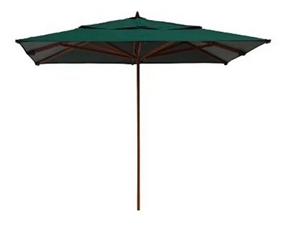 Ombrelone Central 2,4m Quadrado Slim
